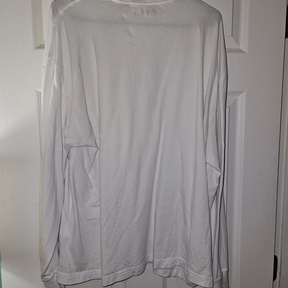 Classic White Men's Long Sleeve Shirt - Picture 3 of 3